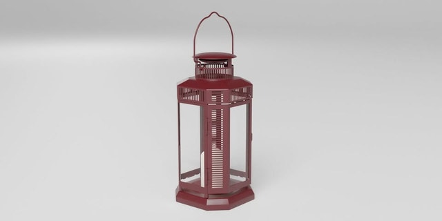 Decorative Candle Lantern with Handle & Vent - photo 3