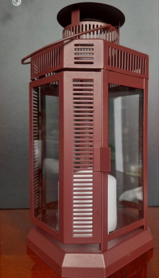 Decorative Candle Lantern with Handle & Vent - photo 4