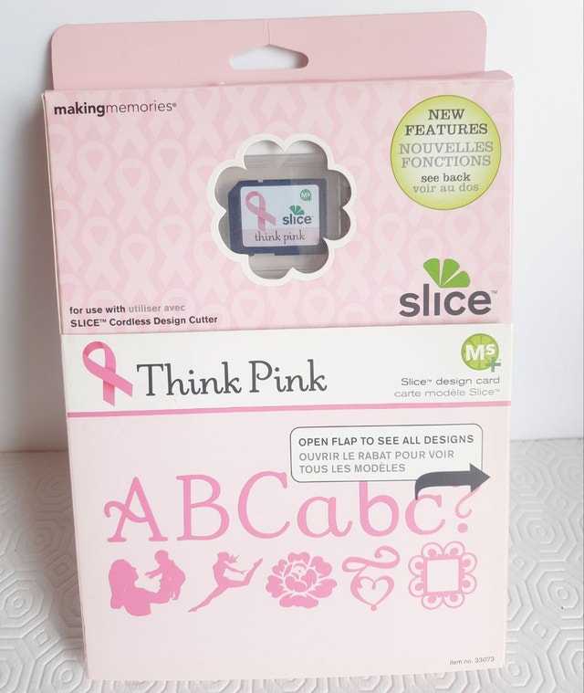 Making Memories Slice Think Pink Design Card