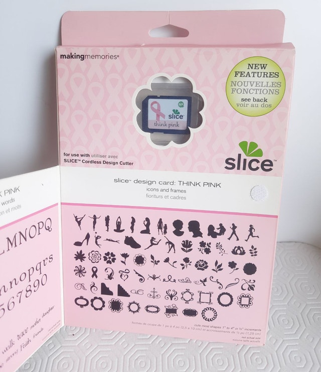 Making Memories Slice Think Pink Design Card - photo 3
