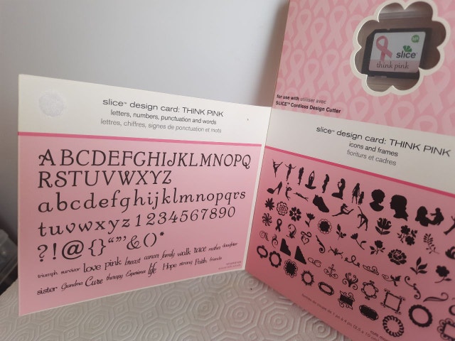 Making Memories Slice Think Pink Design Card - photo 5