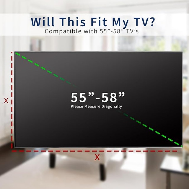 VIVO TV Cover Protector for 55-58 inch Screens - photo 2