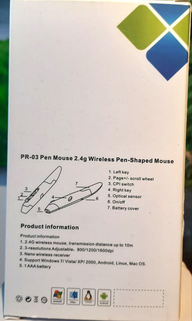 PR-03 Pen Mouse 2.4g Wireless Pen-Shaped Mouse - photo 3
