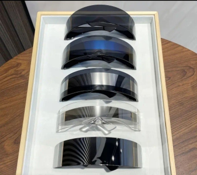 Set of 5 Futuristic Visor Sunglasses