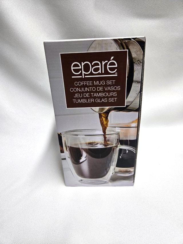 12 oz Glass Coffee Mugs - Set of 2 - photo 3