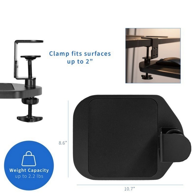 MOUNT-MS01 Wooden Clamp-on Mouse Pad - MOUNT-MS01W - photo 3
