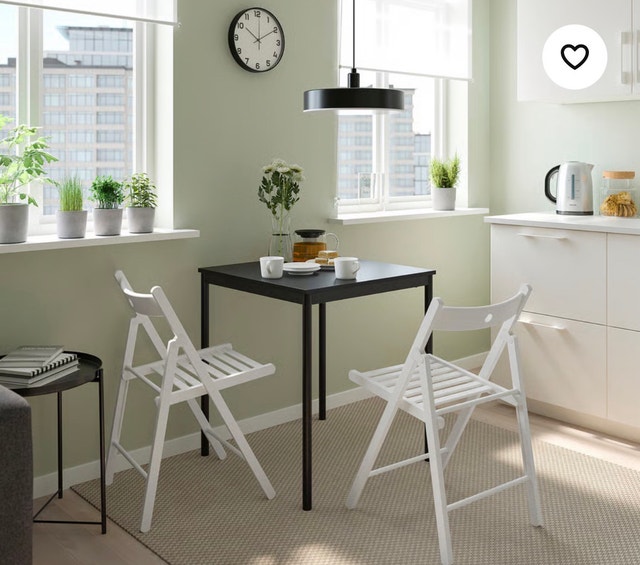 FRÖSVI Folding white chair with cushion - photo 4