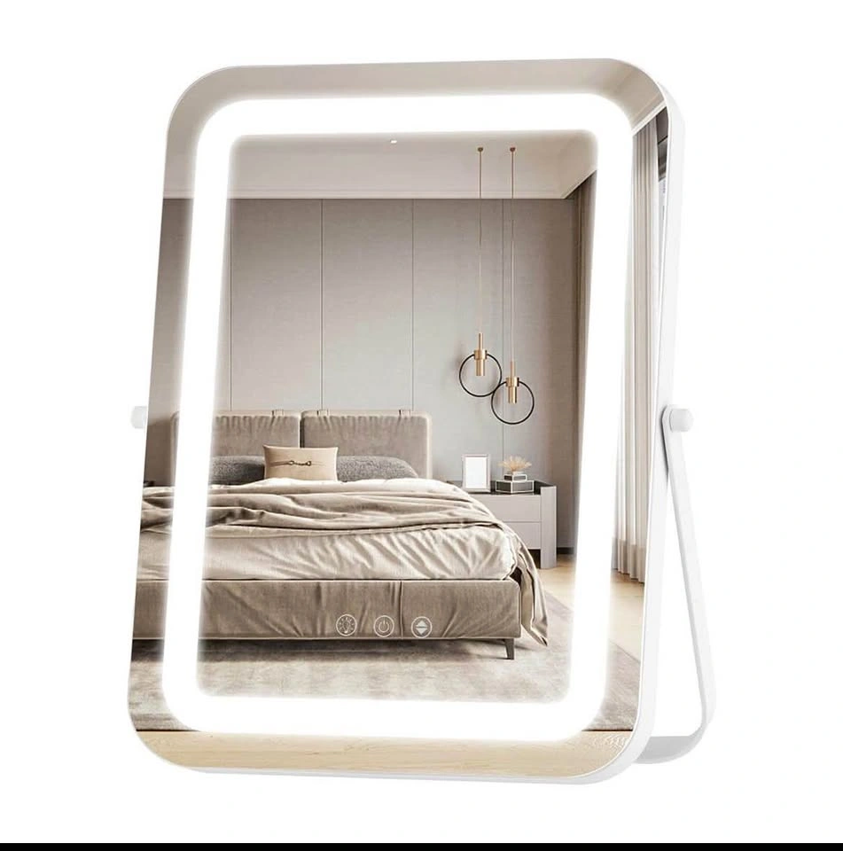 Vanity Makeup Mirror with 3 Color Dimmable Lighting, White
