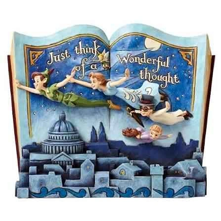 Peter Pan Story book Jim Shores Disney Traditionals Collectable