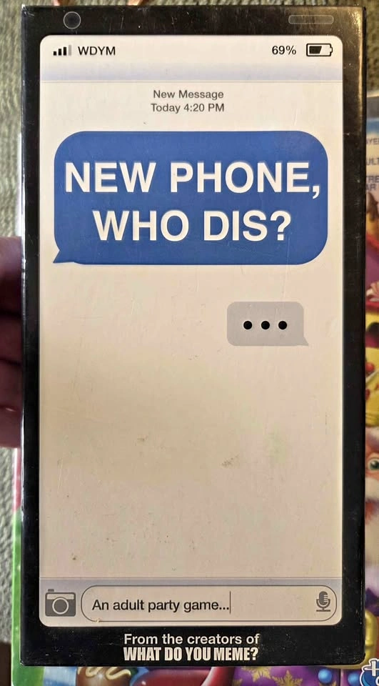 New Phone, Who Dis (adult party game)