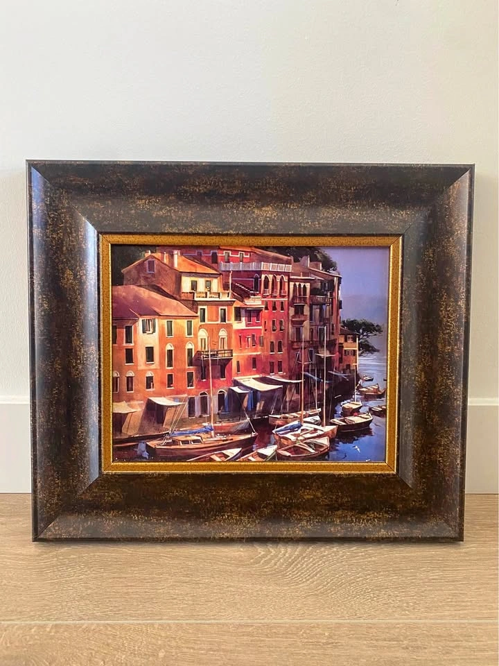 Frame with art - 38cm x 33cm
