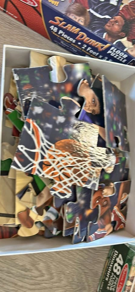 Melissa & Doug Floor Puzzles (2 Sets) - $3