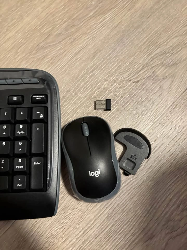 Logitech MK320 Wireless Desktop Set, Keyboard/Mouse, USB, Black - photo 2