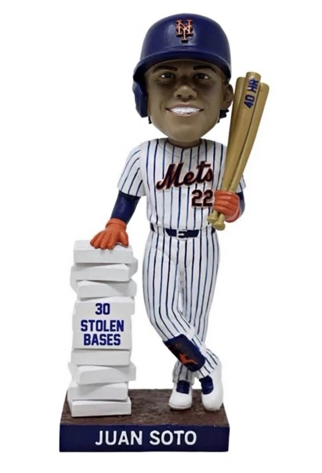 Juan Soto 40HR/30SB Bobblehead (Citi Field 4/11/26) - NEW