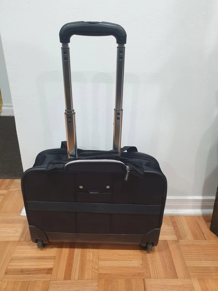 Delsey Laptop Carry-On Bag Rolling Travel Lightweight Briefcase - photo 3