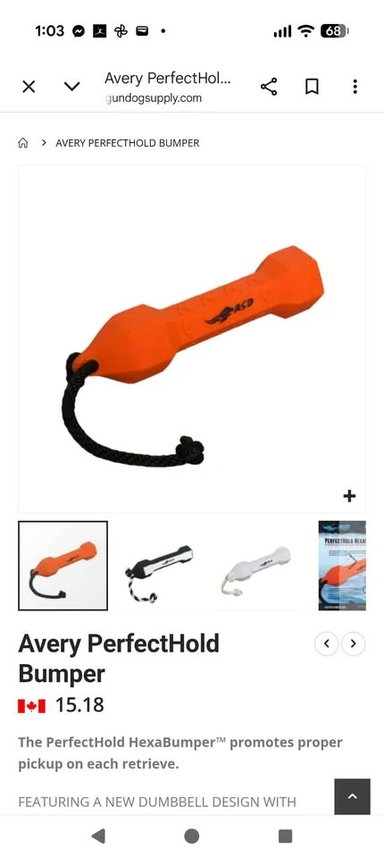 Water dog Training Bumpers - photo 3