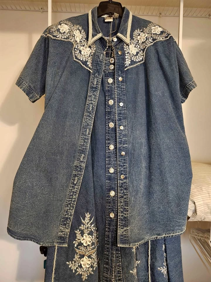 Vintage Stampede skirt & jacket