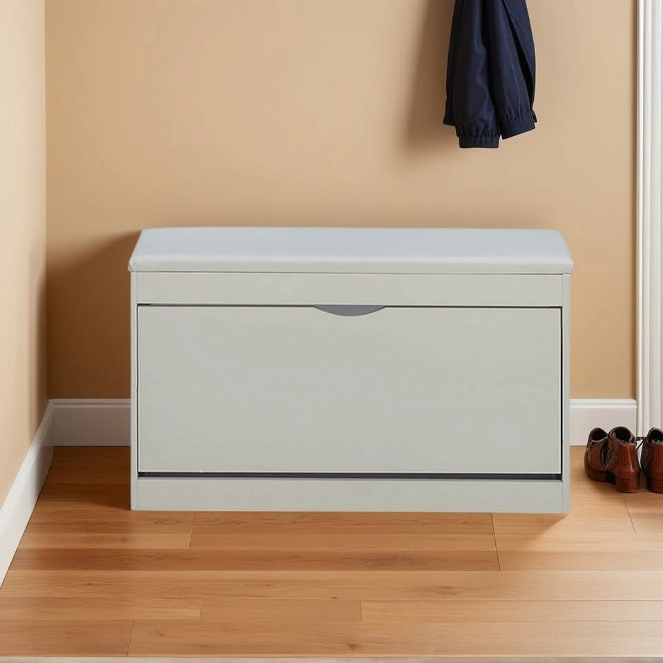 SOCE047 A2275 Porch Shoe Storage Bench with Tipping Compartments - photo 2
