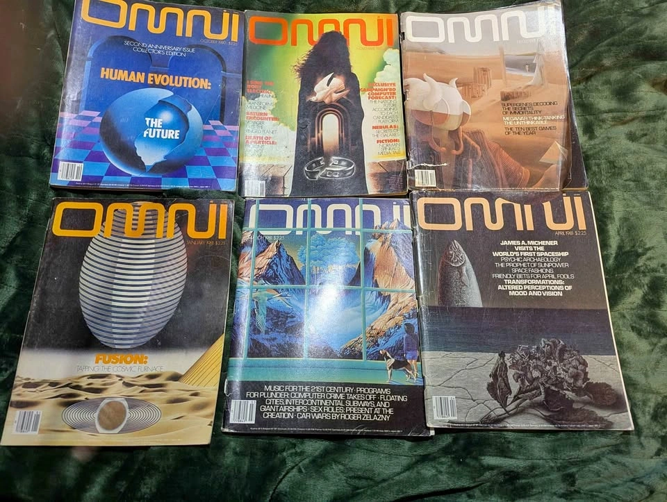 28 Assorted OMNI Magazine Issues (1979-1988)