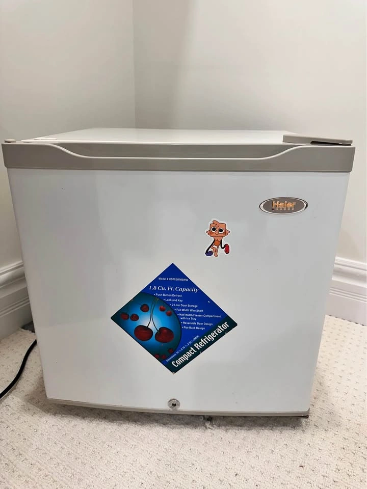 Haier 1.8 Cu. Ft. Compact Mini Fridge with Freezer – Clean & Wor