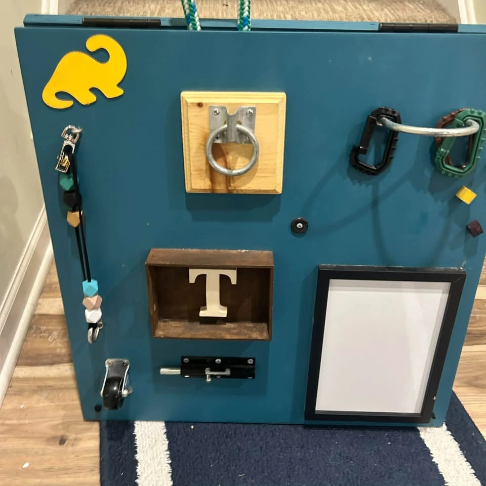 Large Montessori Busy Board Sensory Wall - Toddler Activity Boar - photo 2