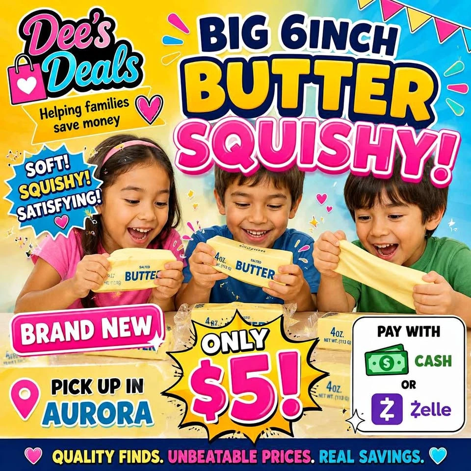 Big Butter Squishy BRAND NEW ONLY $5