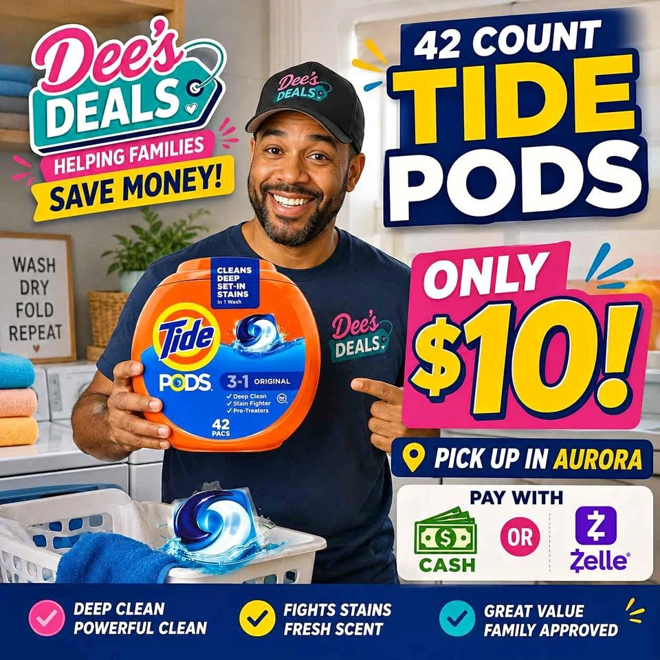 Tide Pods 42 Count ONLY $10