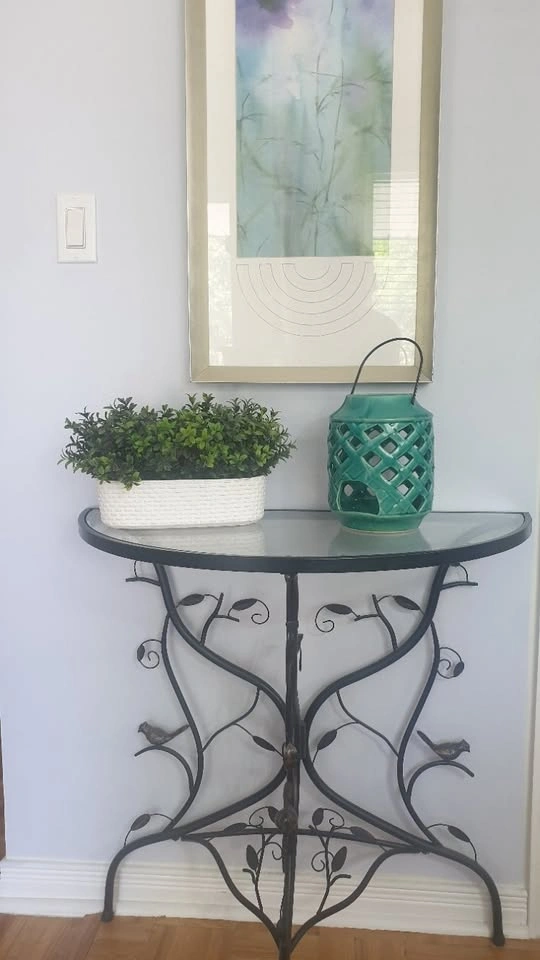 Turquoise Glazed Ceramic Candle Jar Holder - Lantern Design - photo 2