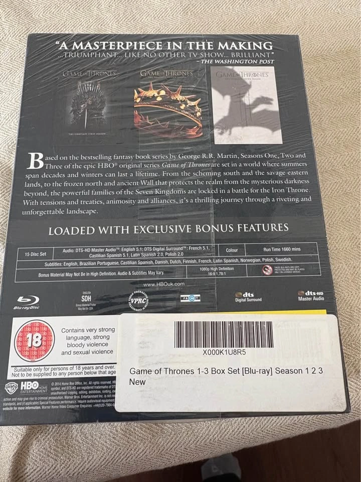 Game of Thrones Seasons 1-3 Blu-ray - photo 2