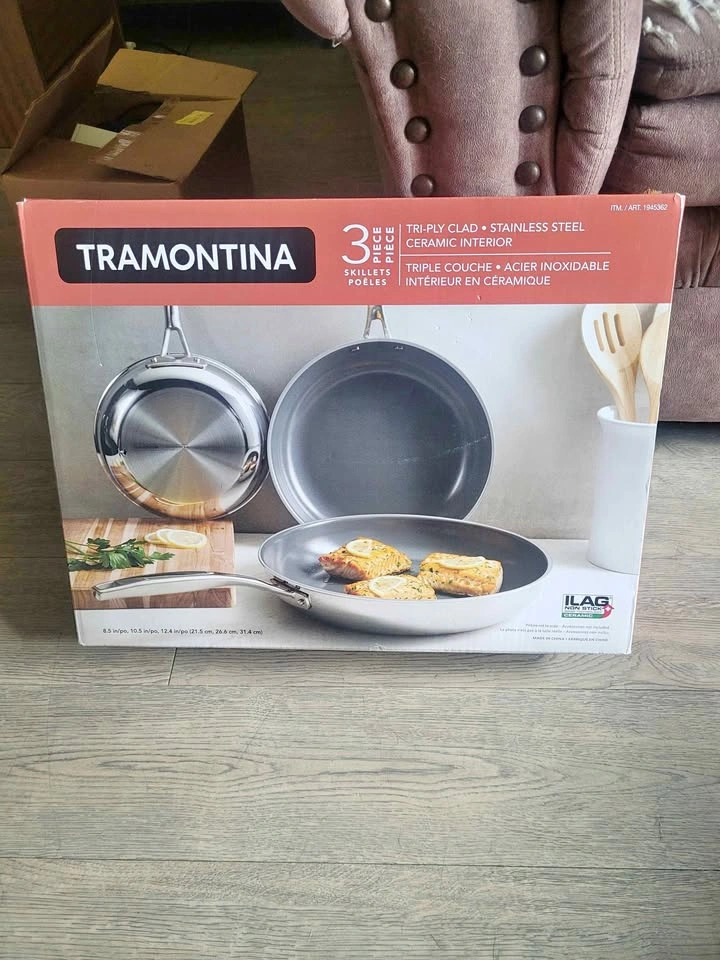 3 piece skillet set