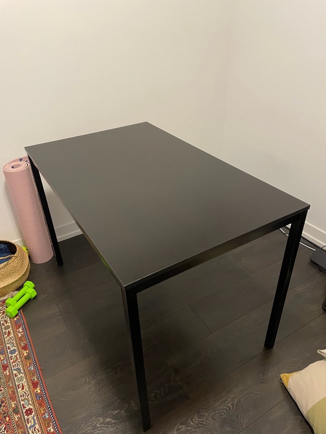 IKEA Dining Table – Black – Mint Condition