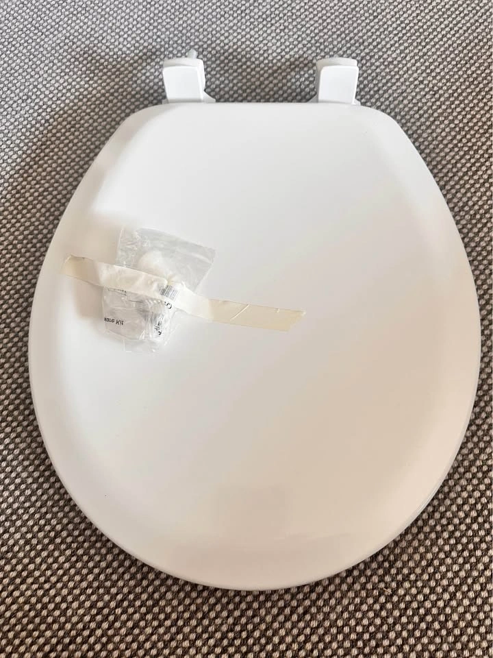 Brand New White Elongated Toilet Seat - Open Box - photo 2