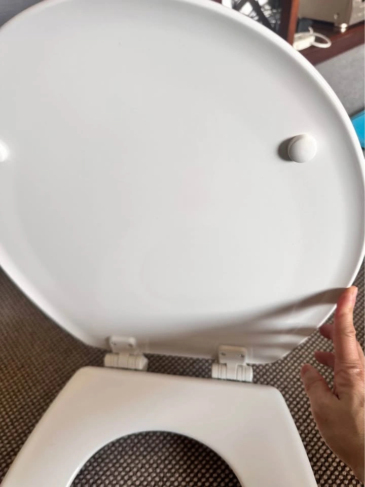 Brand New White Elongated Toilet Seat - Open Box - photo 4