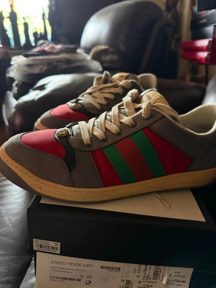 Authentic GG Screener Sneakers Men's 9.5US - photo 2