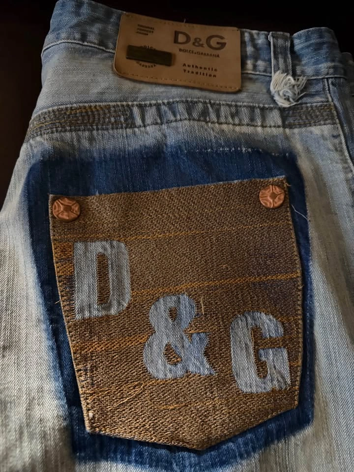 Authentic D&G Vintage Men's Jeans Size 36 - Faded Blue - photo 2