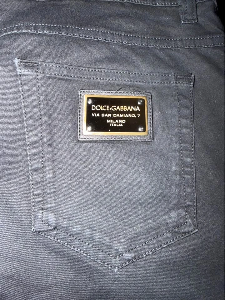 Authentic D&G Vintage Mens Jeans - Black, Size 36 - photo 2