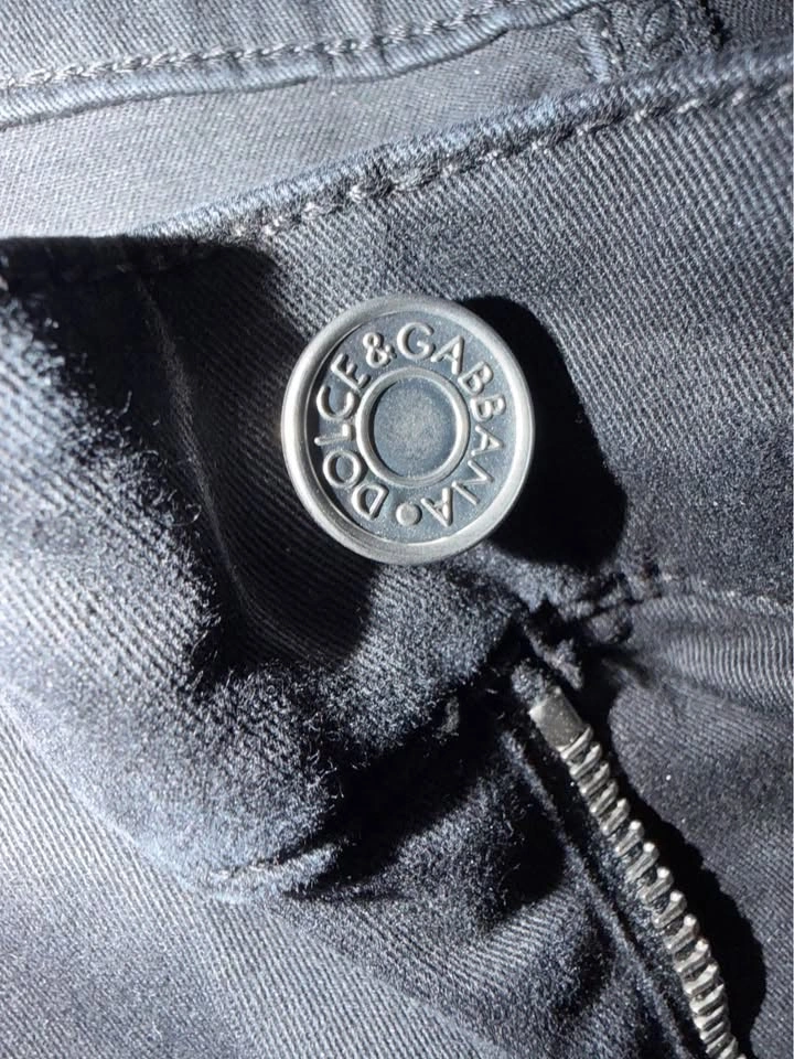 Authentic D&G Vintage Mens Jeans - Black, Size 36 - photo 5
