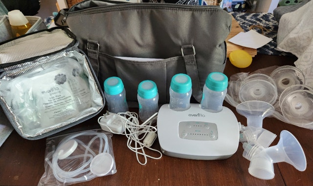 EvenFlo Deluxe Advanced Double Breast Pump