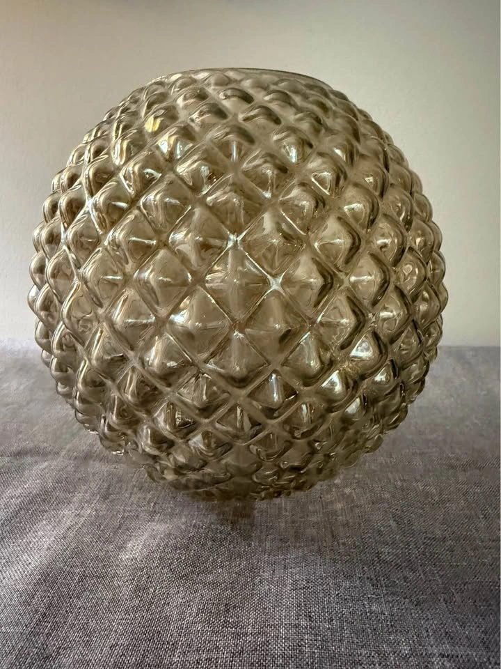 6 Light Brown/Gold Glass Pieces - photo 3