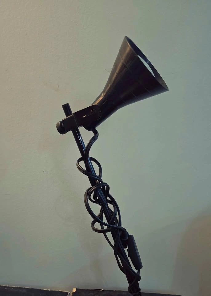 Sleek Matte Black Adjustable Desk Lamp - photo 4