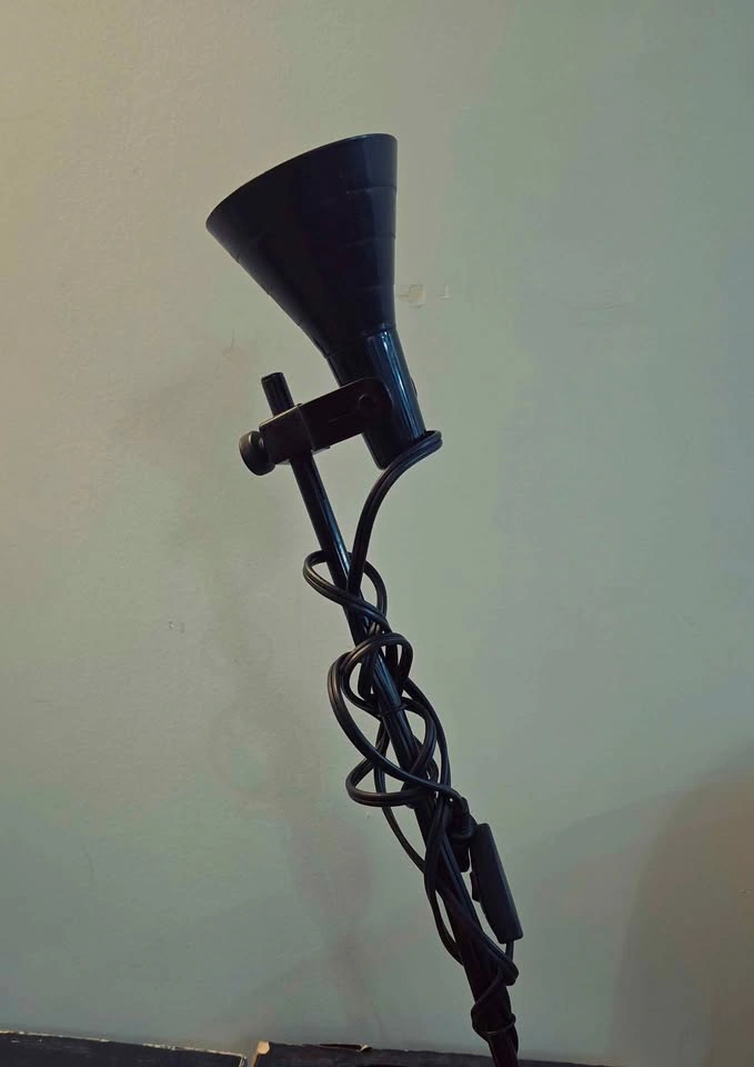 Sleek Matte Black Adjustable Desk Lamp - photo 5