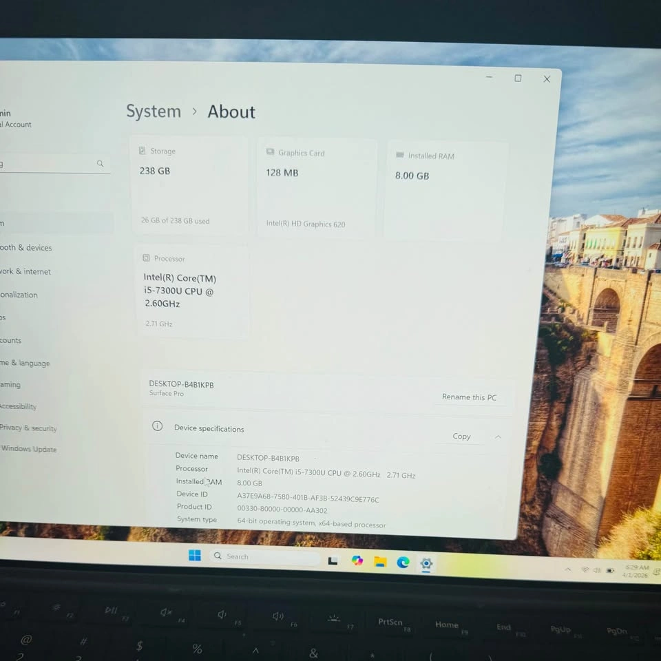 Microsoft Surface Pro 5 For Sale - photo 4