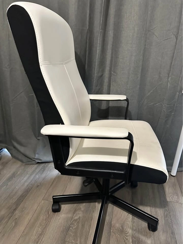 White faux Office Chair - photo 3