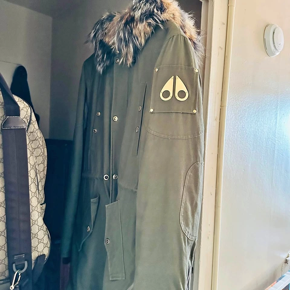 Moose Knuckles Men's Vintage Coat Army Green Large