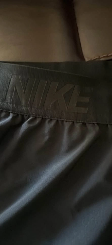 Designer Swoosh Shorts Black Mens Size XL Used Like New - photo 3