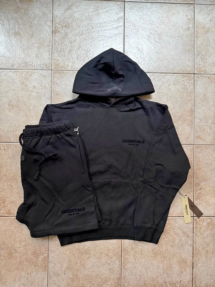 AUTHENTIC Essentials Fear of God Hoodie + Short Sets SS22