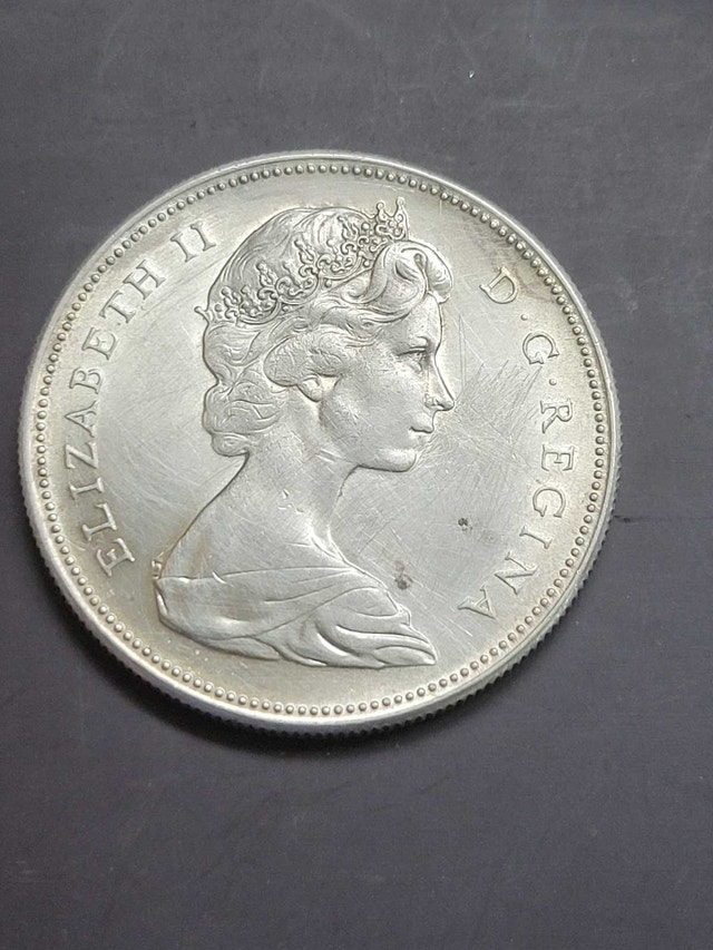 1967 Canadian Silver Dollar - photo 3