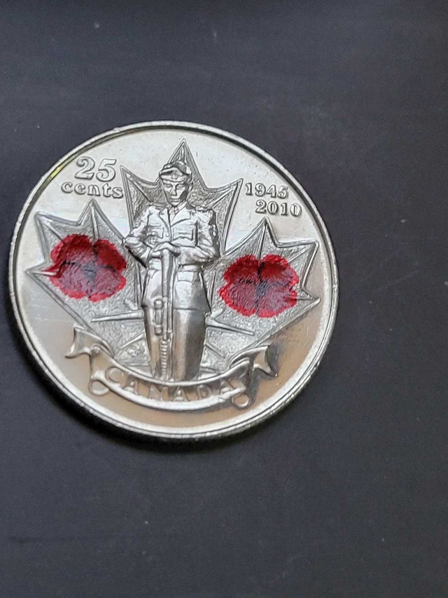 2010 Canadian Quarter - WWII Commemorative