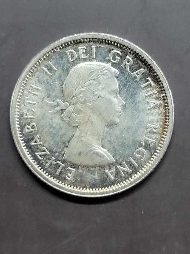 Silver 1963 Canadian Quarters - photo 2
