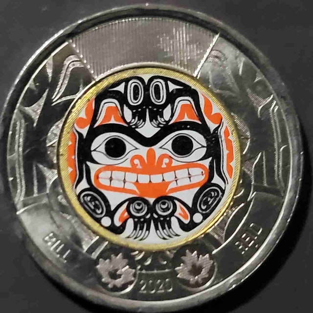 Colourized 2020 Toonie